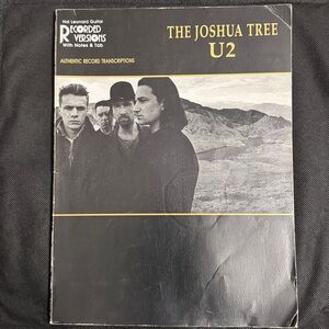 Vintage U2 The Joshua Tree Authentic Record Transcriptions